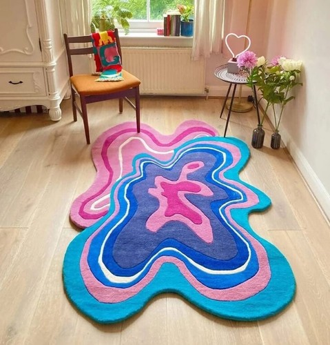Y2k tufted area rug 100 - area, 100%