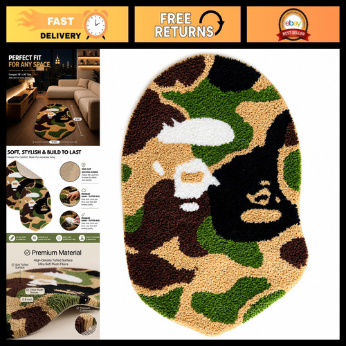 Y2k hypebeast oval - rug, x
