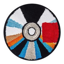 40 Inch CD Record Tufted Area