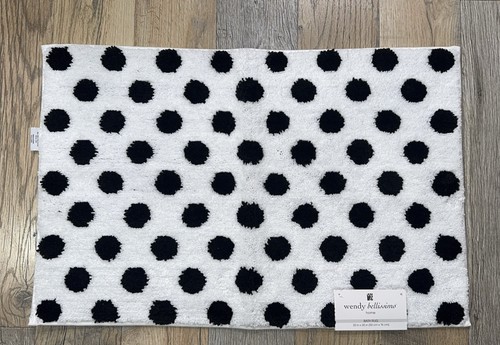 Polka dot black and - polka, white
